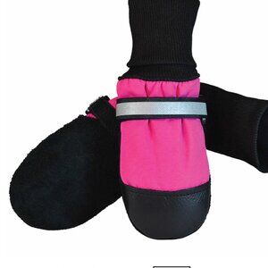 Muttluks Dog Boots Black and Pink Size Small
